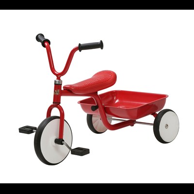 Trehjuling, Pelle, Röd