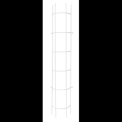 Trådspalje, Stuprör, 25x150cm, Vit