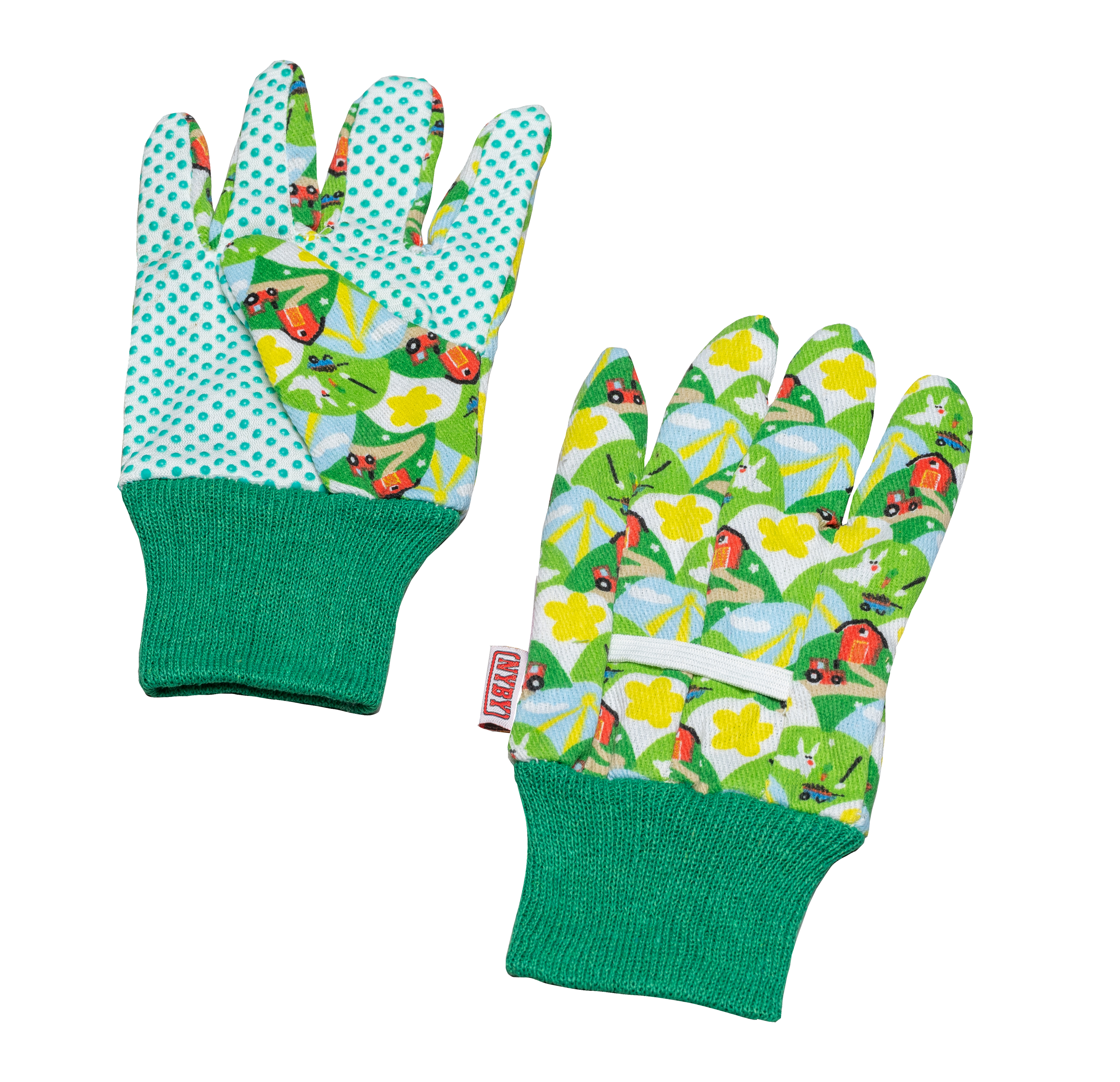 Trädgårdshandske textil, storlek 9