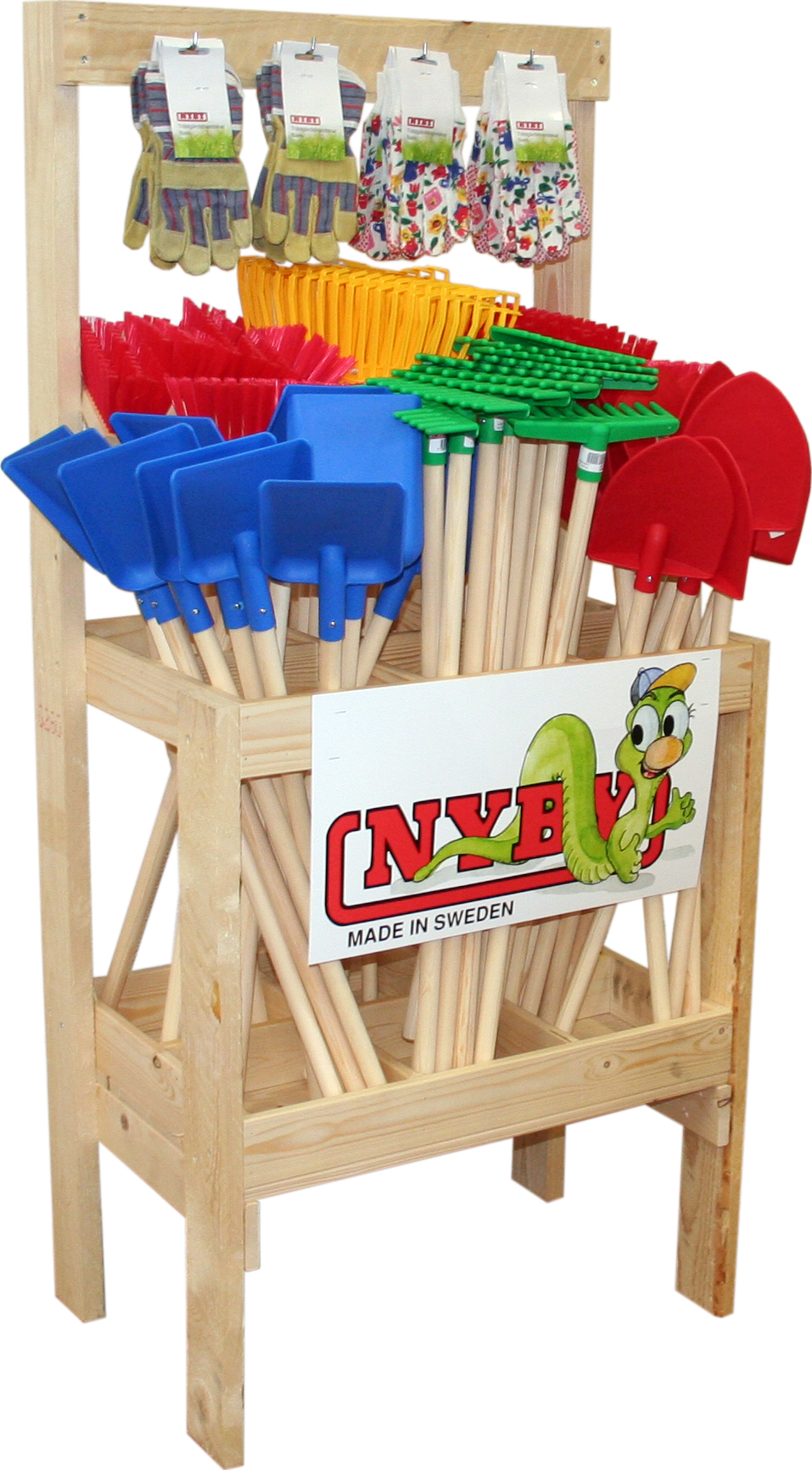 Skyltställ miniredskap plast, 62 st