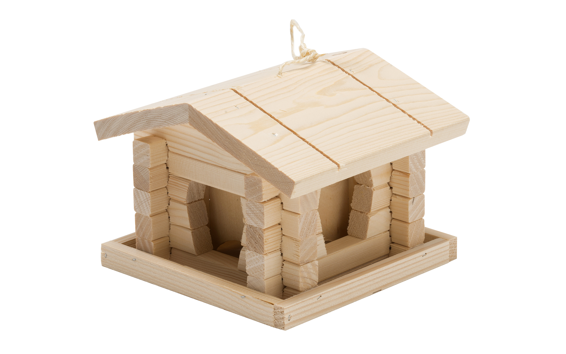 Fågelbord, Liten 20x20x13cm, Natur