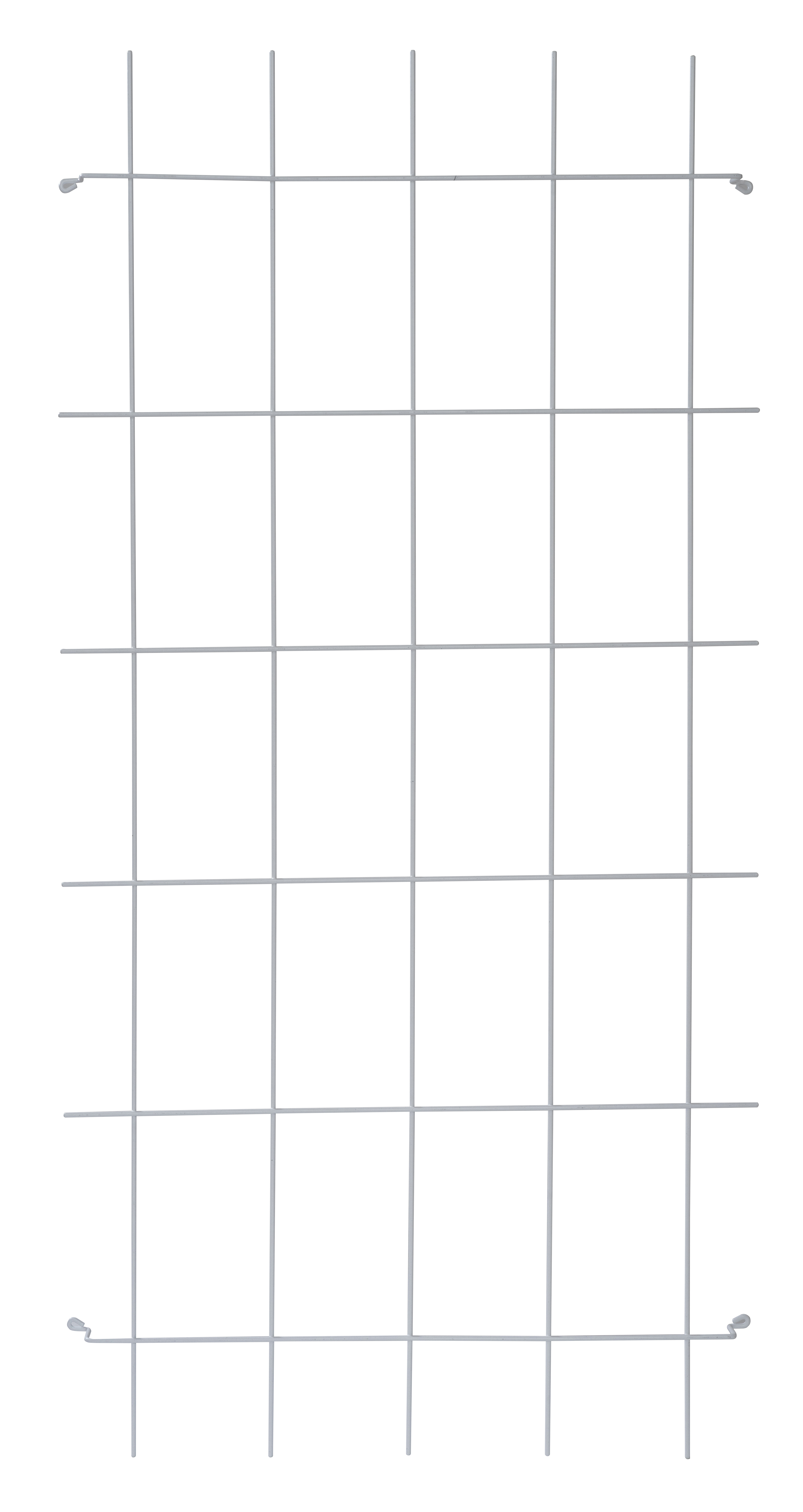 Trådspalje 20 rutor 75x150cm, Vit