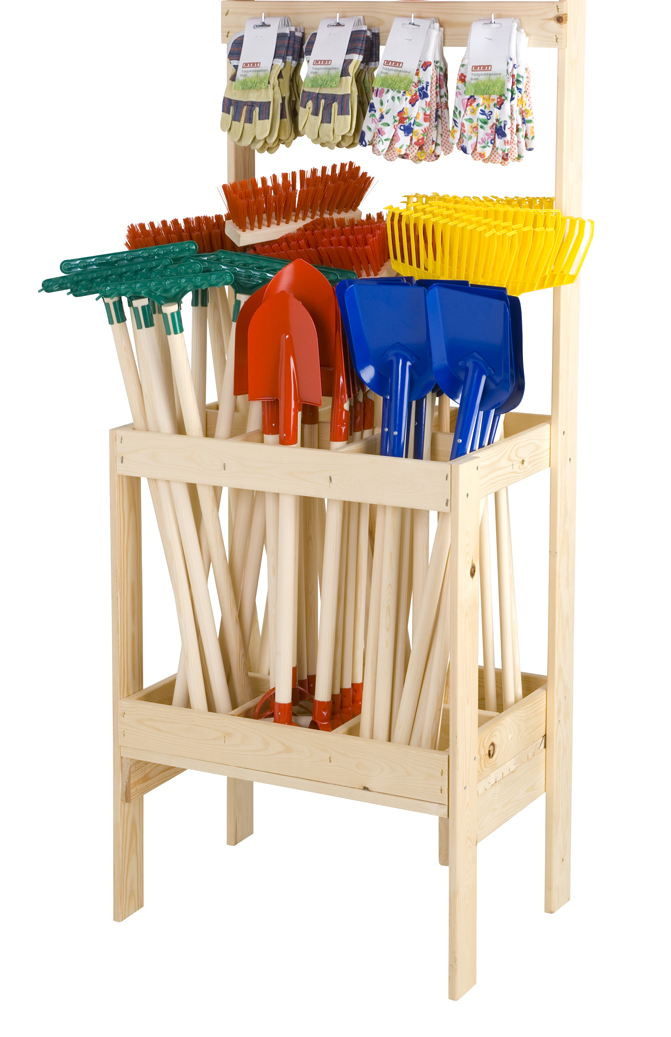 Skyltställ miniredskap metall