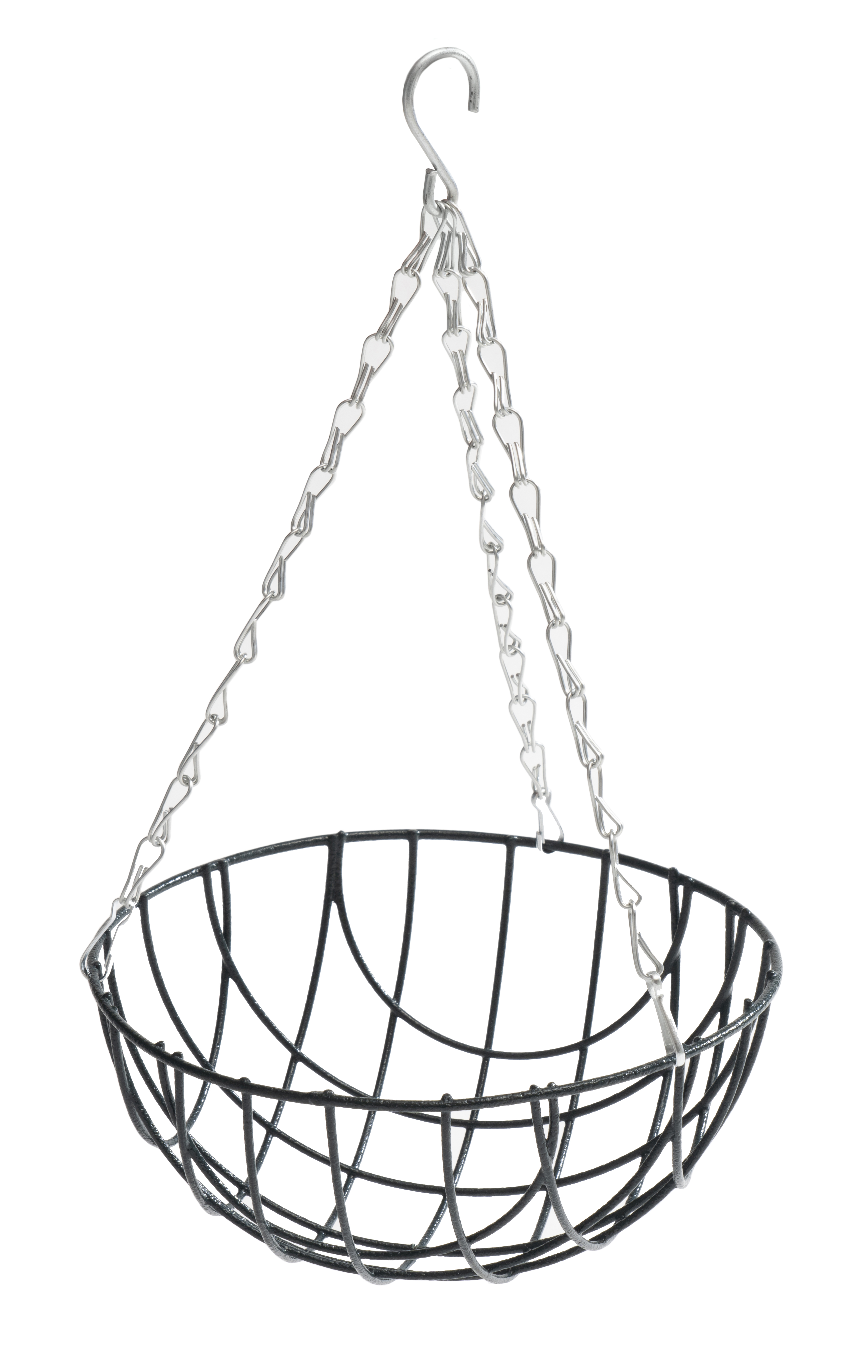 Hängampel i tråd 25cm, grön