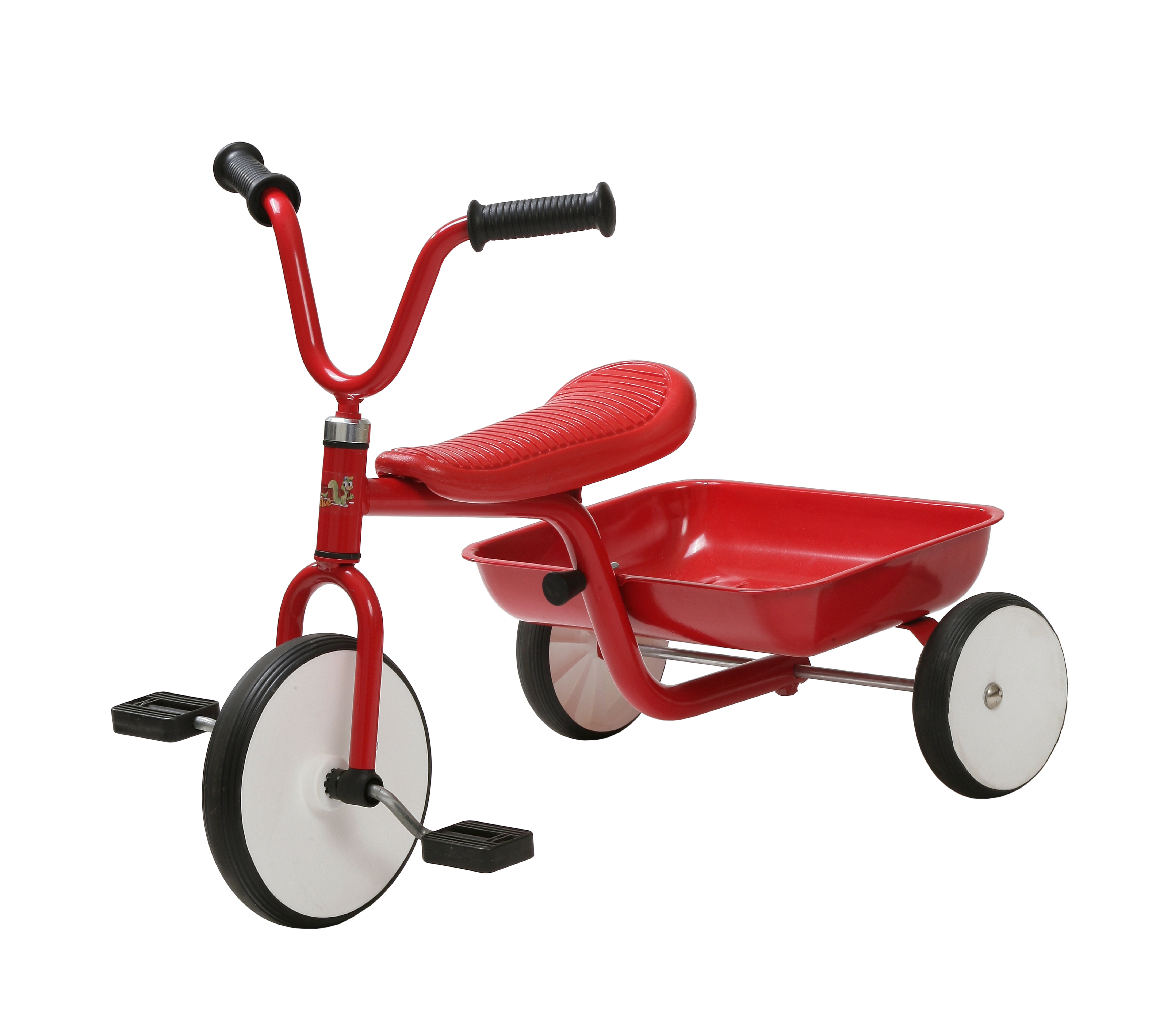 Trehjuling, Pelle, Röd