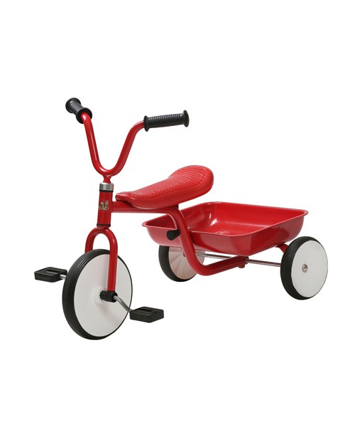 Trehjuling, Pelle, Röd