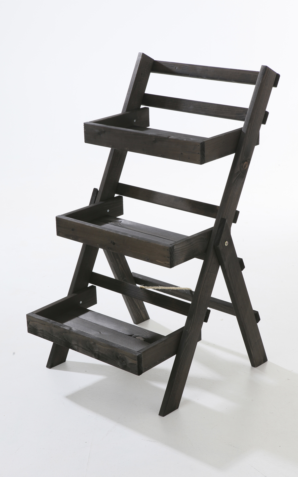 Planteringshylla 65x50x95cm, Svart