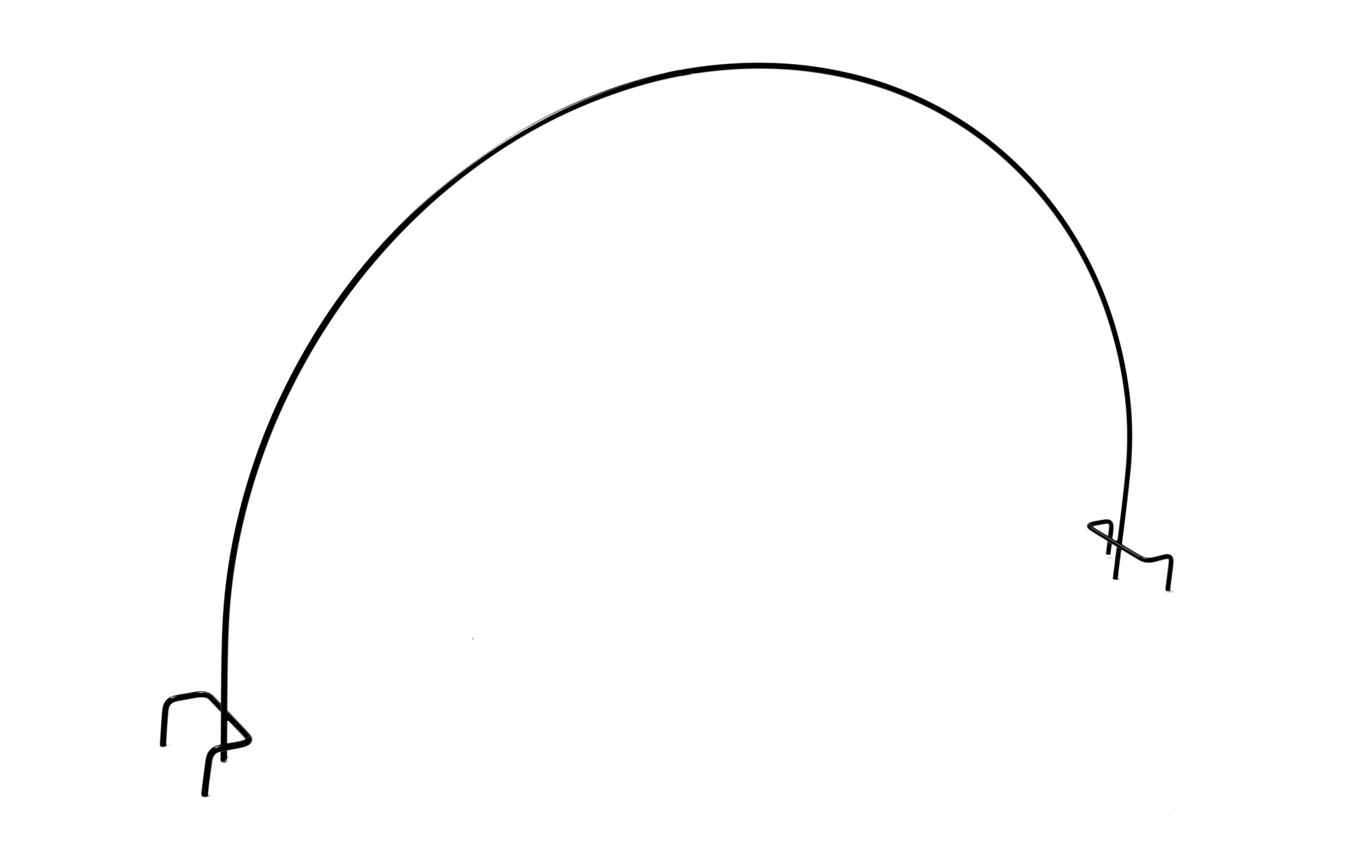 Båge för duk till planteringslåda, 1st, Svart