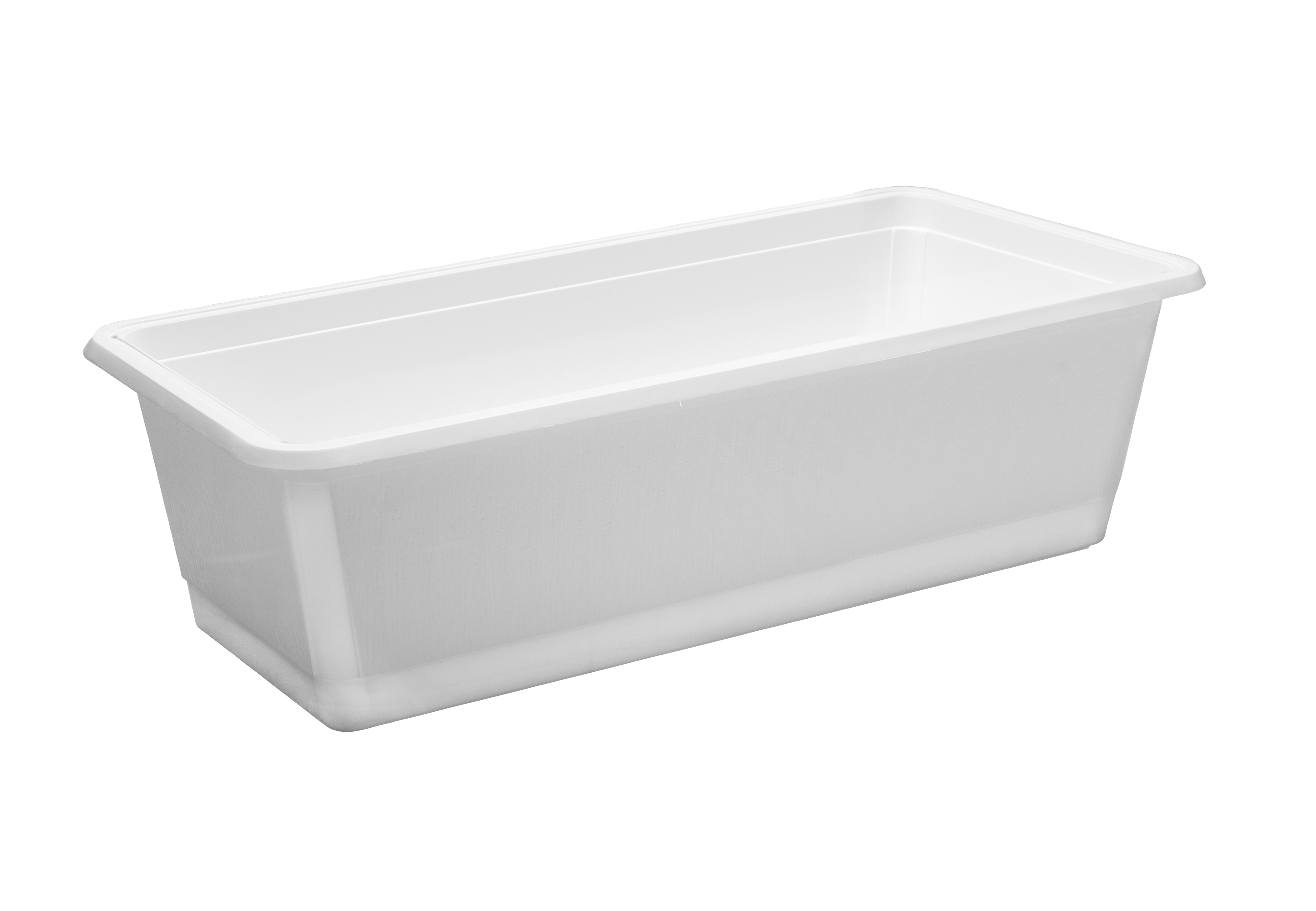 Blomlåda Plast 50 cm Vit