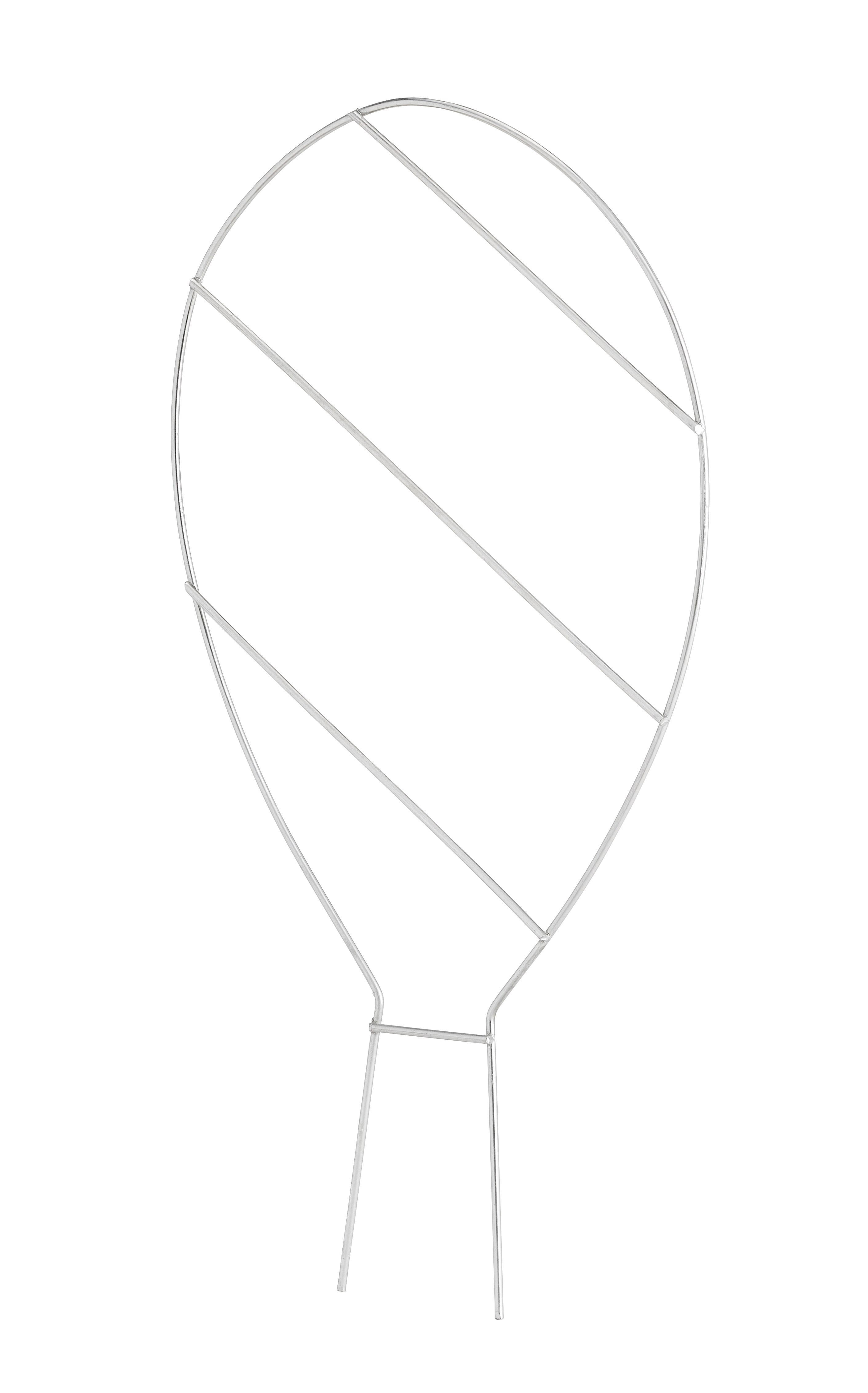 Krukspaljé, ballong linje, B30cm, H32cm , Zink