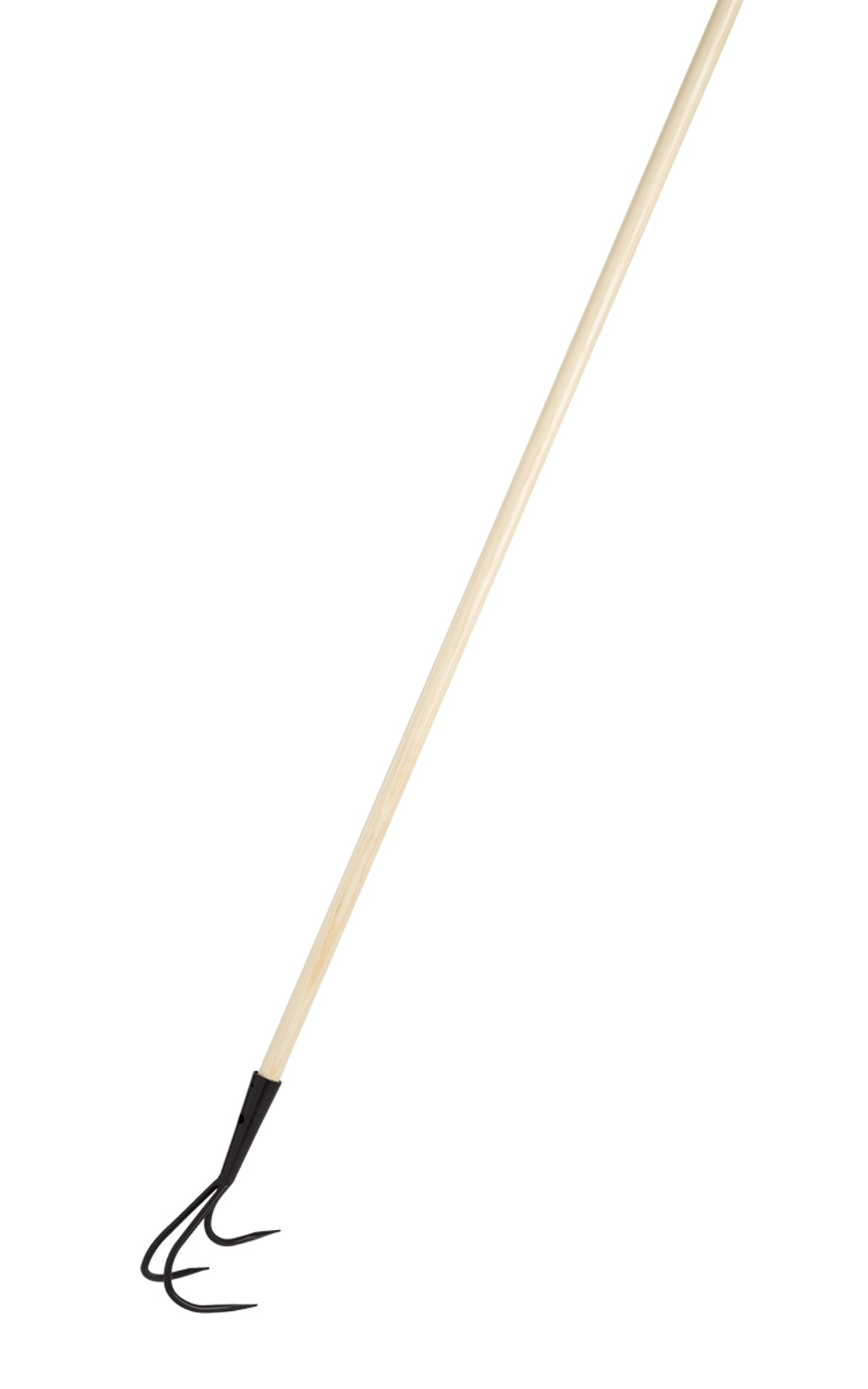 Kultivator 3-klor spetsig, inkl. lackat skaft