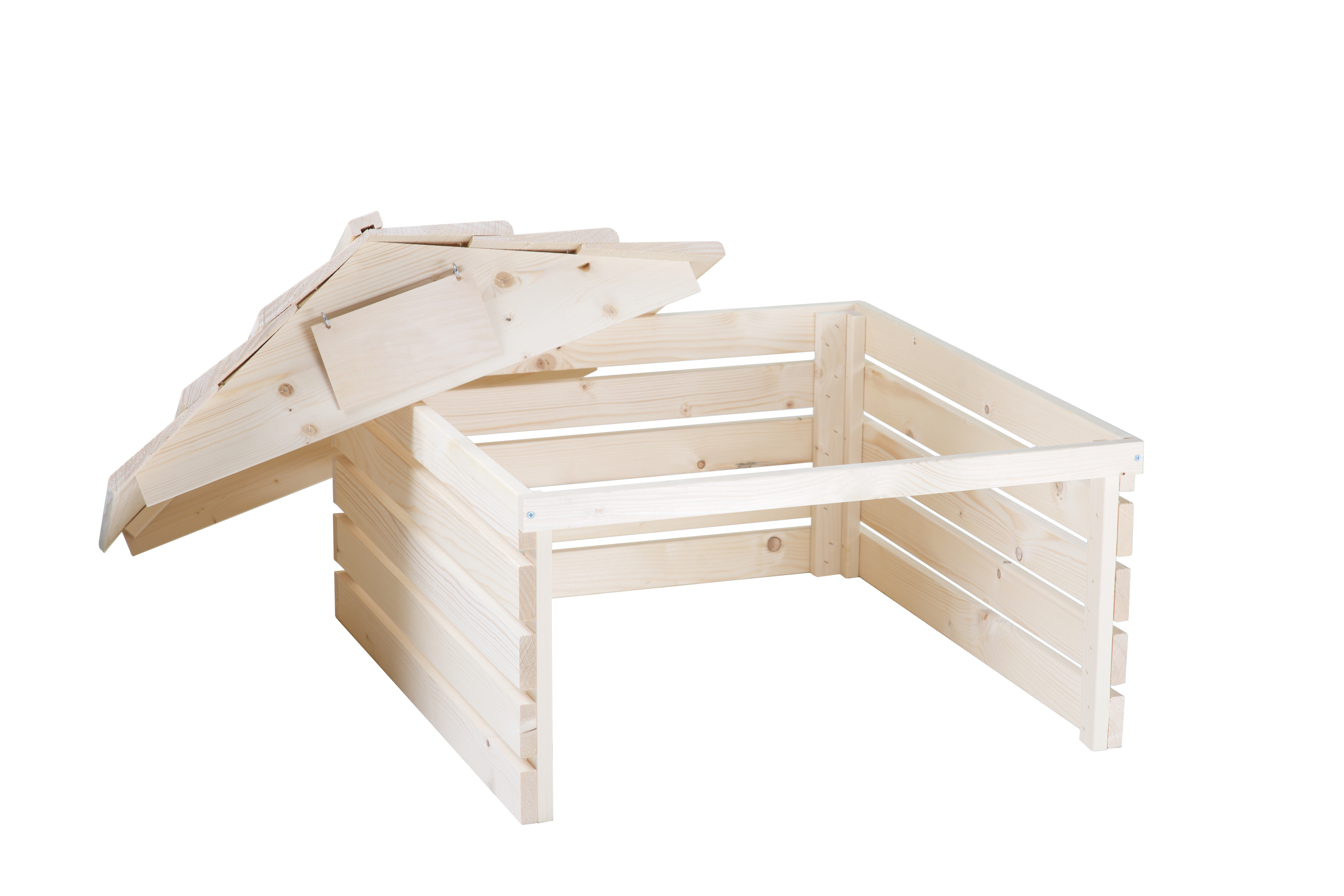 Hus till robotgräsklippare,84x76x60 cm, furu