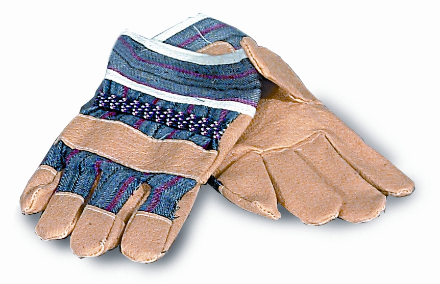 Trädgårdshandske Barn konstläder, strl 7,5