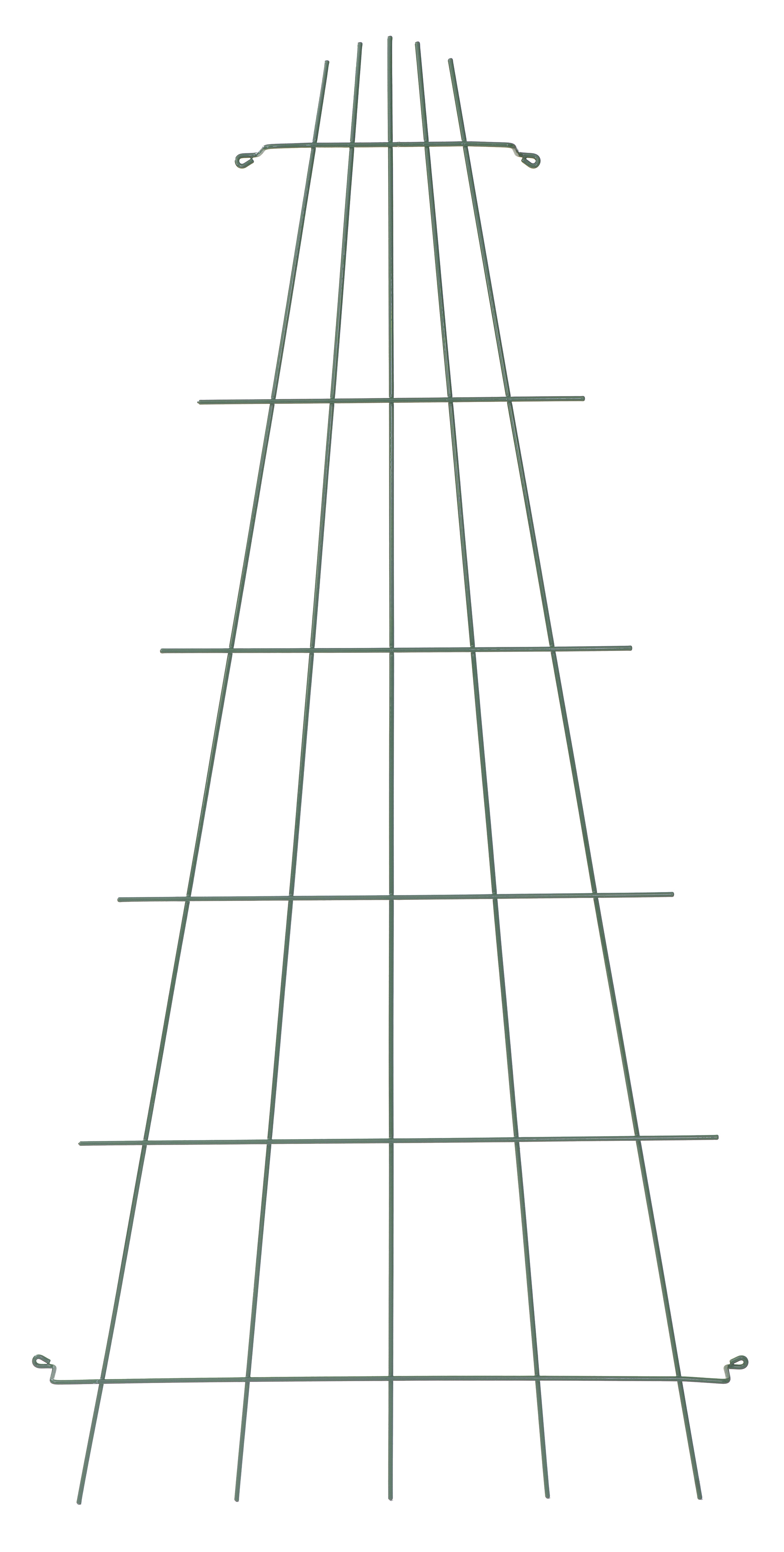 Trådspalje, Solfjäder, 30-75x150cm, Grön