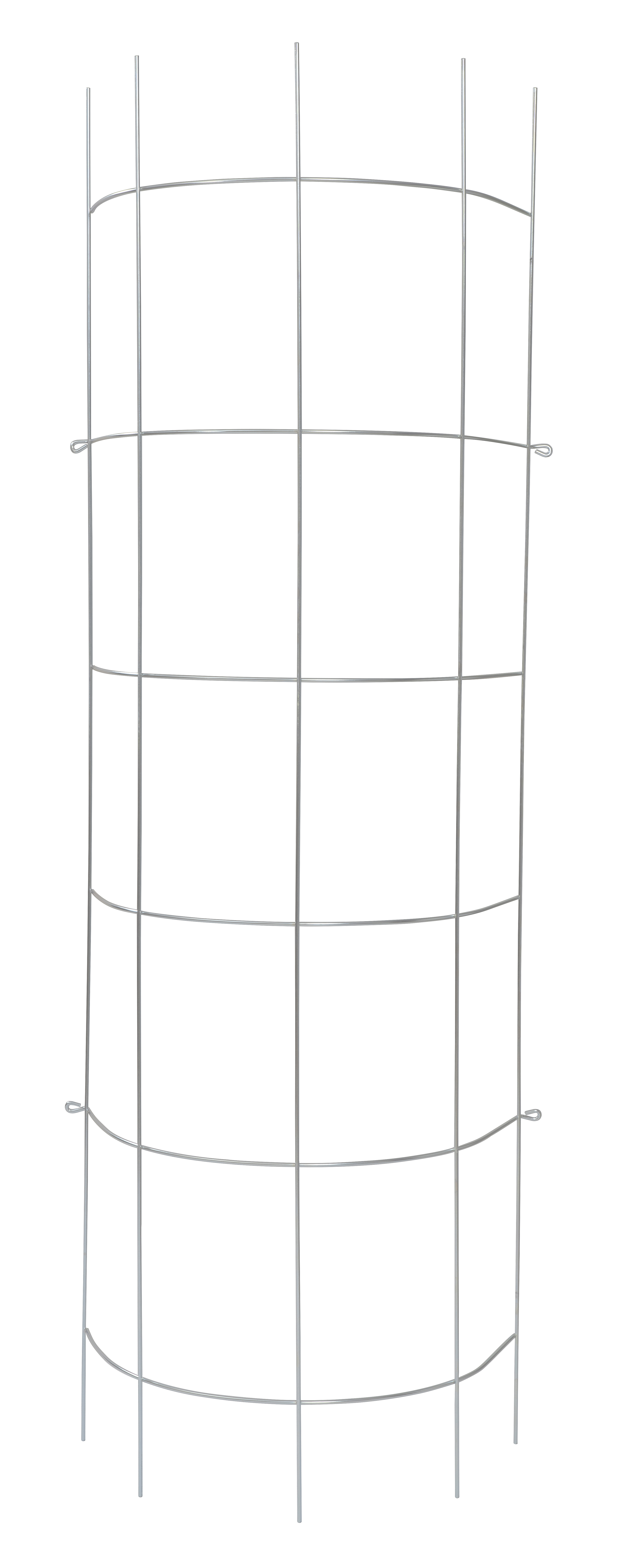 Trådspalje 20 rutor, 50x150cm Böjd, Zink