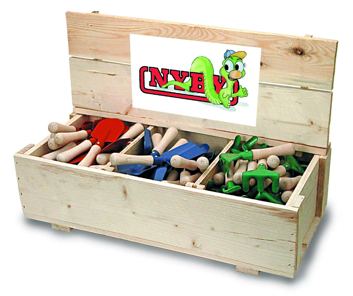 Trädisplay handredskap, 75 st