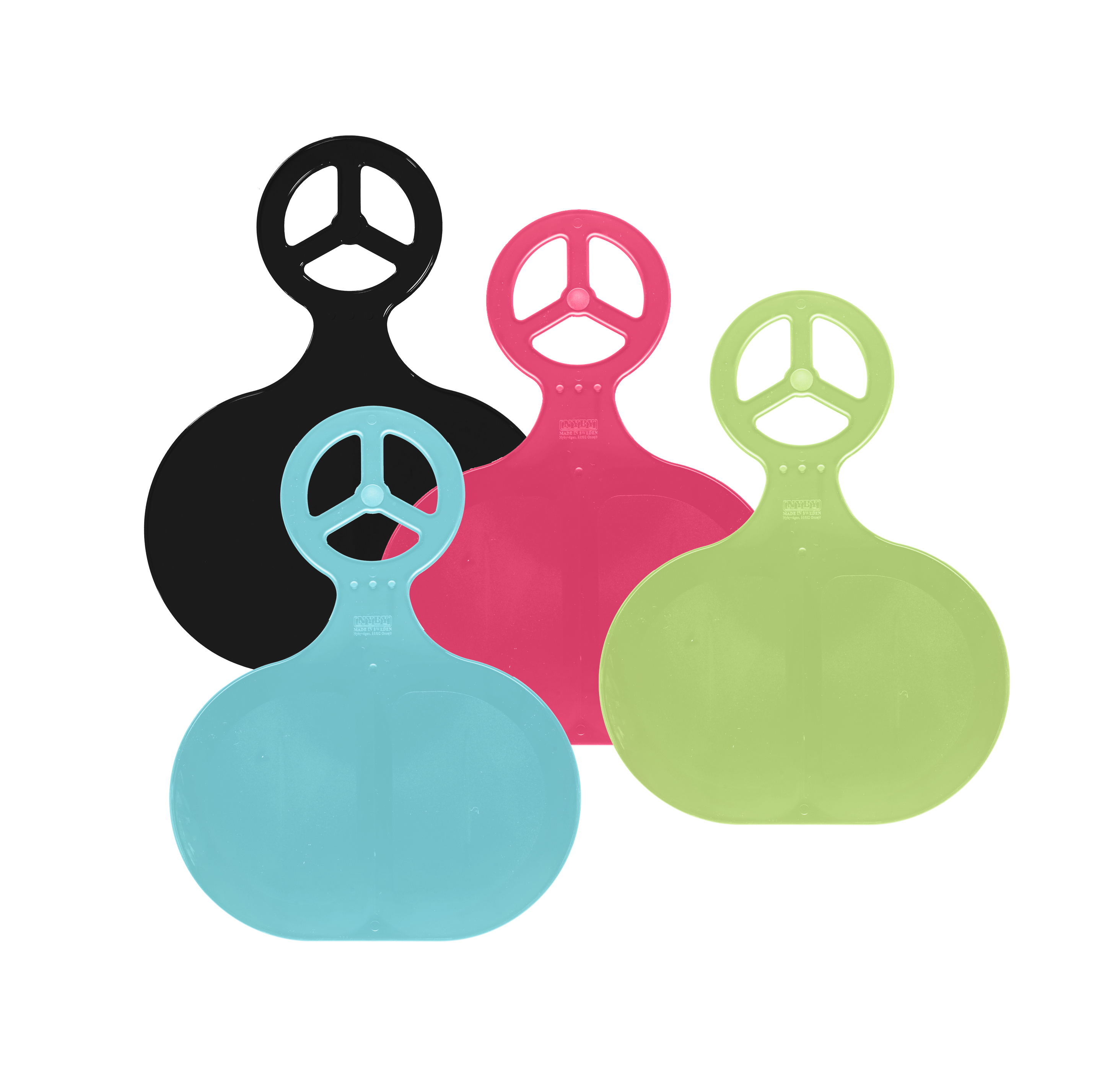 Åklapp, mixade färger