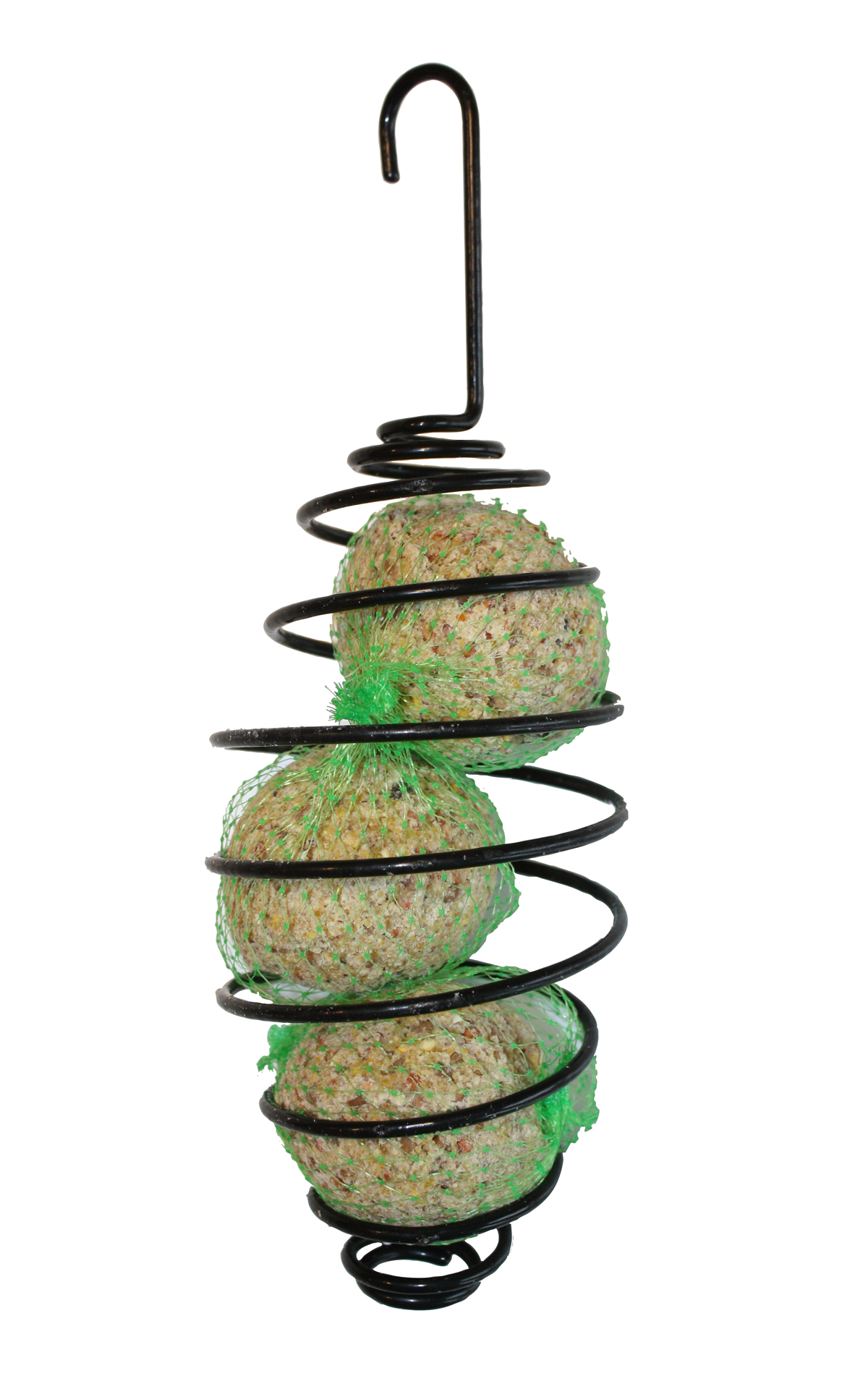 Fågelmatare för talgboll, liten, svart