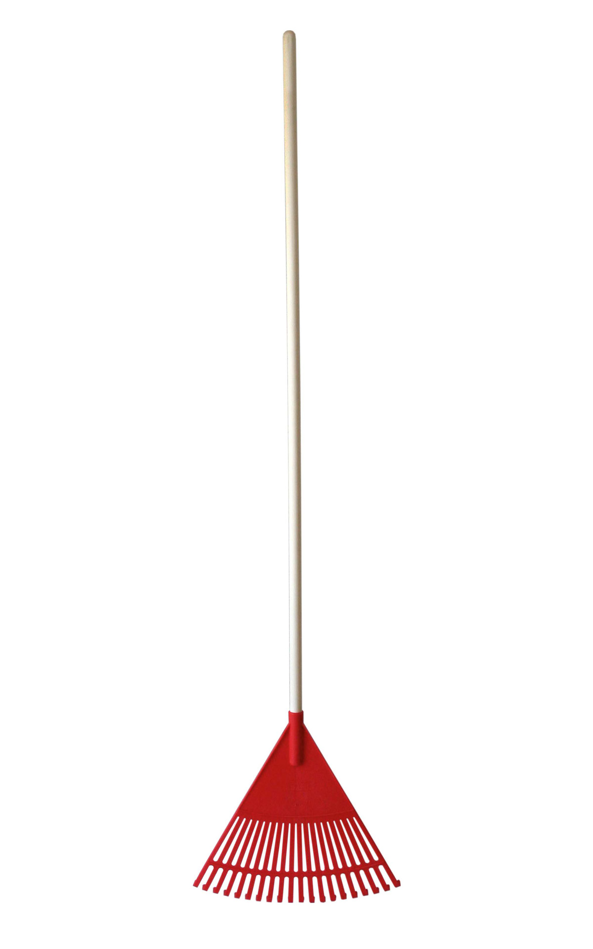 Lövräfsa Solfjäder Röd inkl skaft, Display