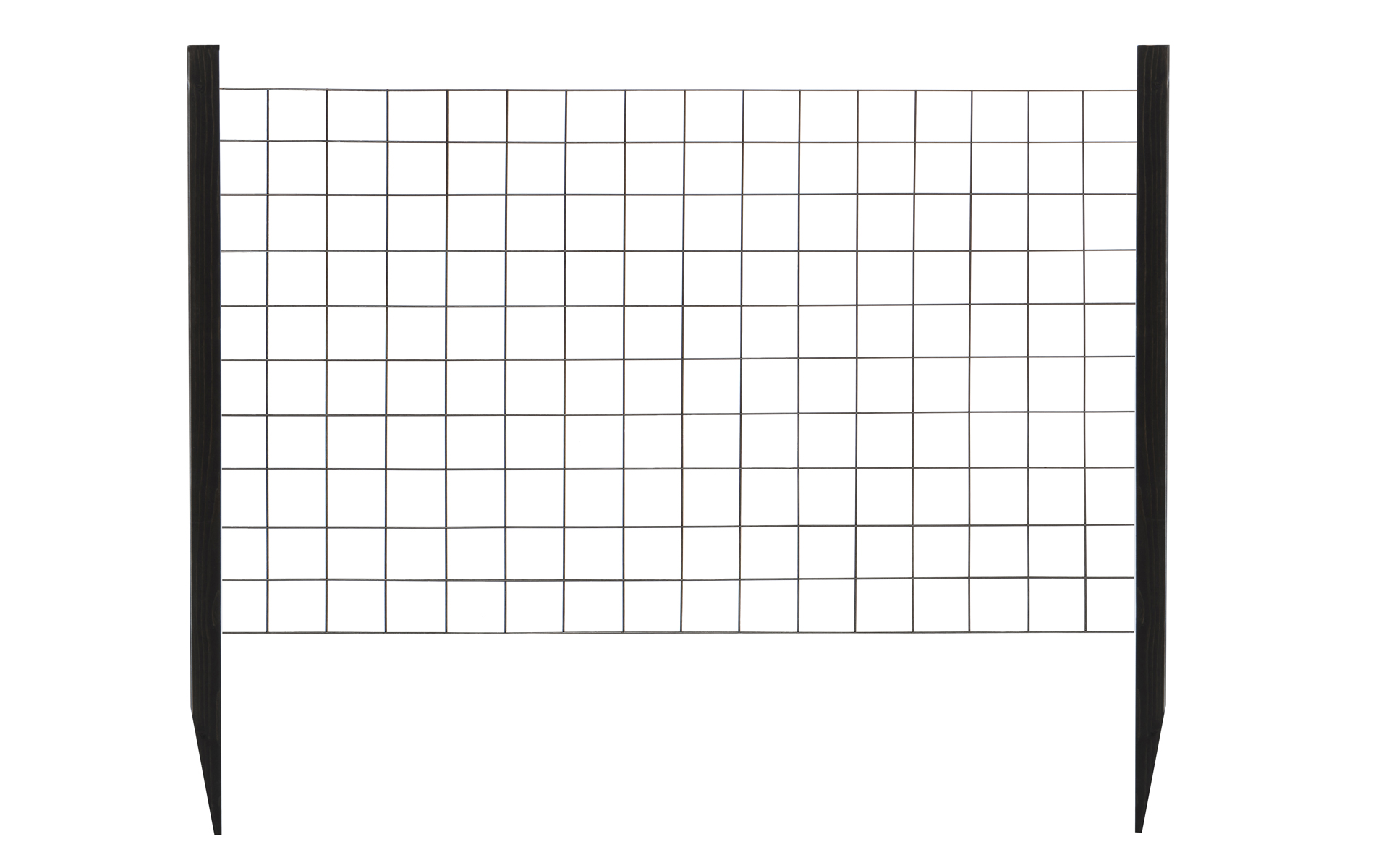Spaljestöd i trä H1190mm Svart, passar till spalje 1100x700mm