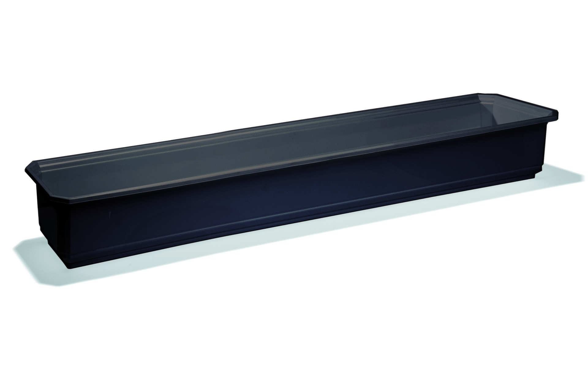 Blomlåda Plast 70 cm Svart