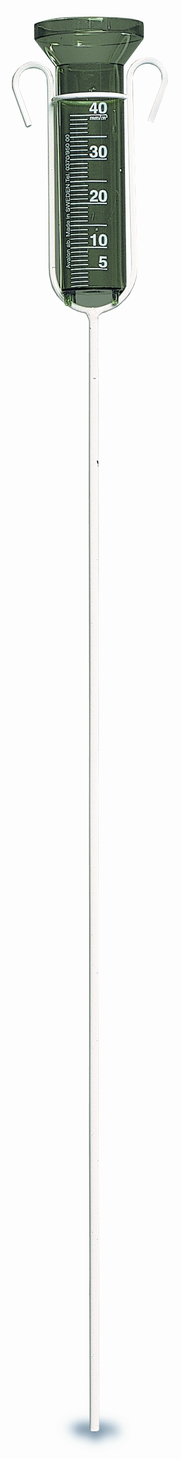 Regnmätare Vit Display, Grönt glas