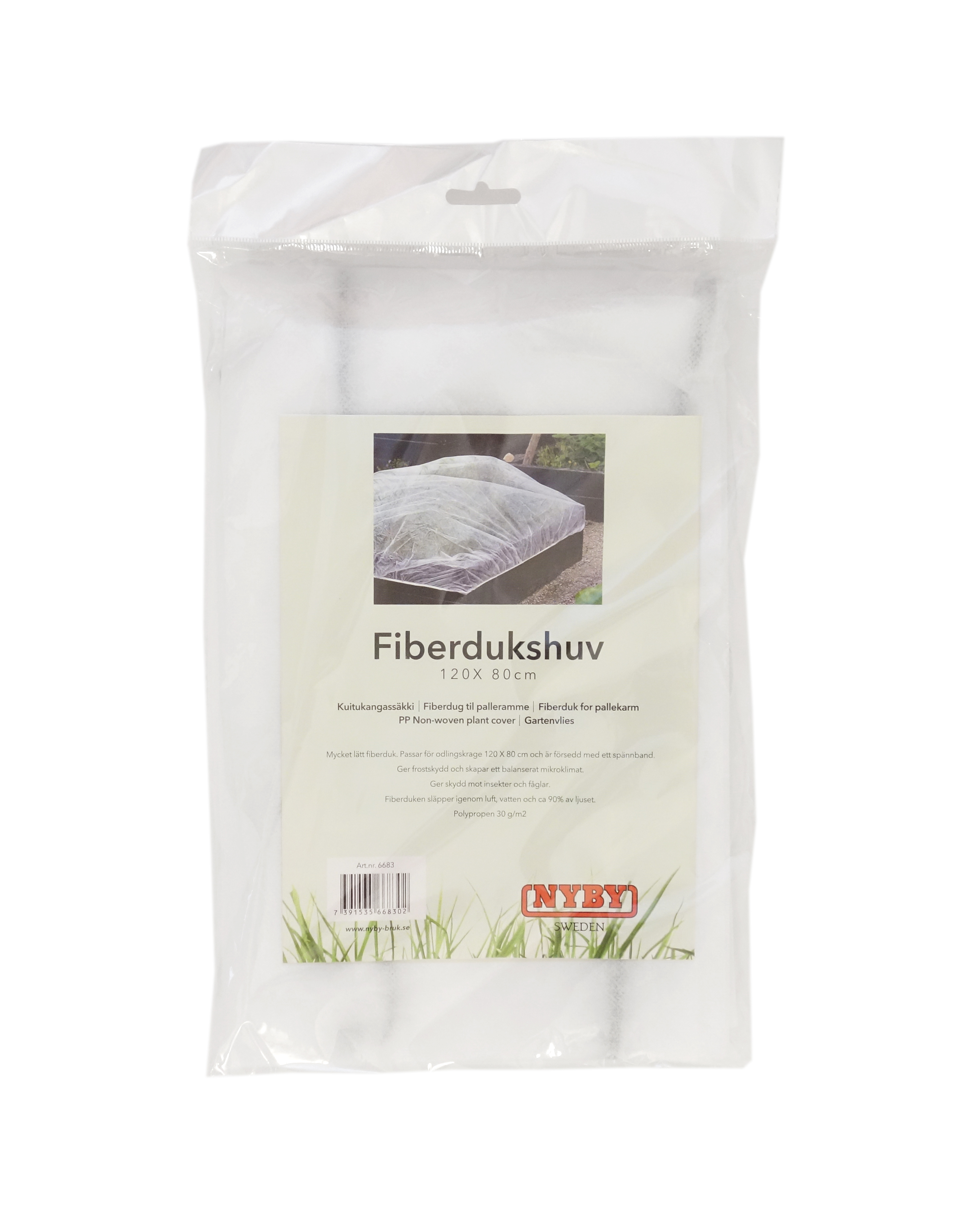 Fiberdukshuv 1,2x0,8 m 30gr/m²