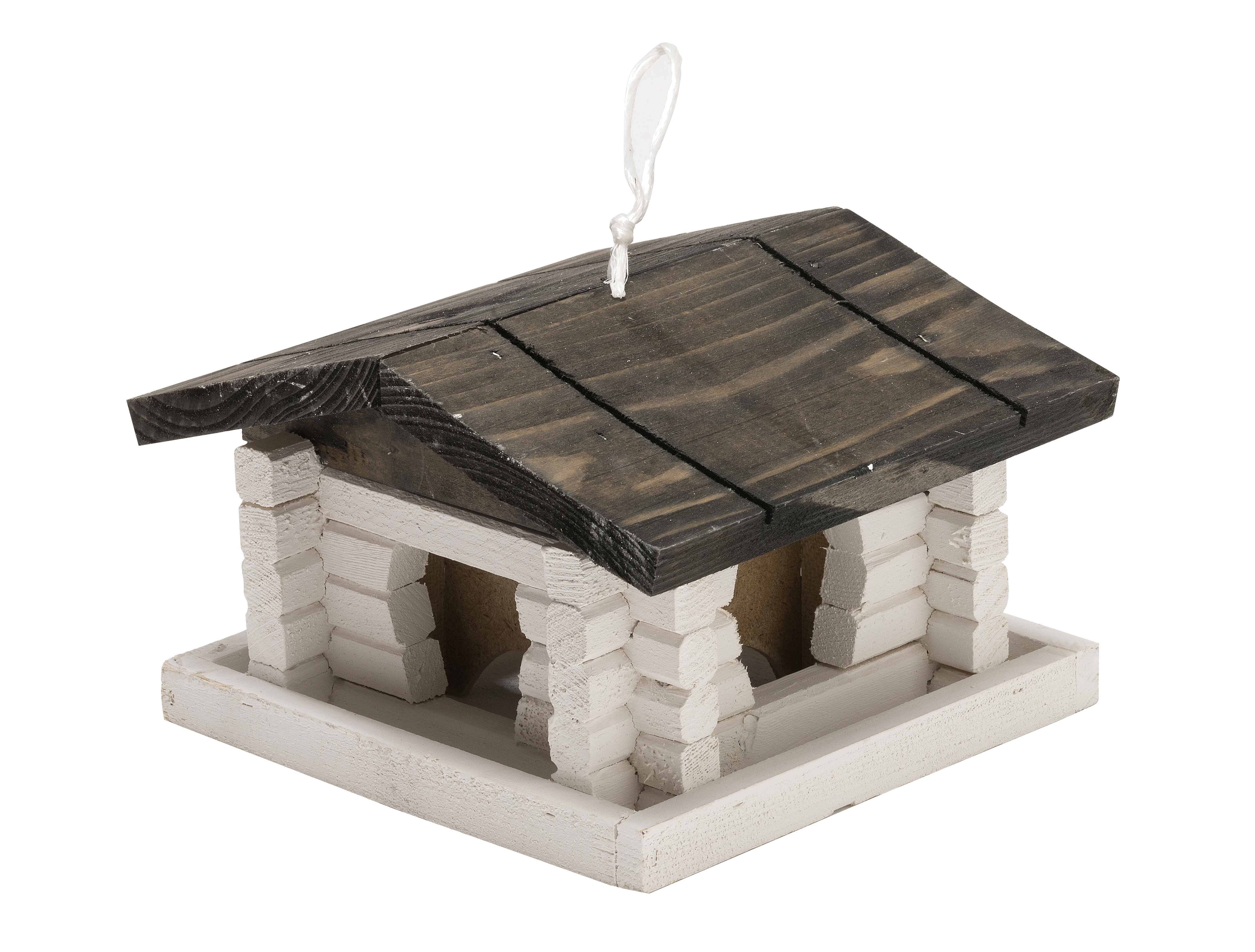 Fågelbord, Liten,Vit/Svart