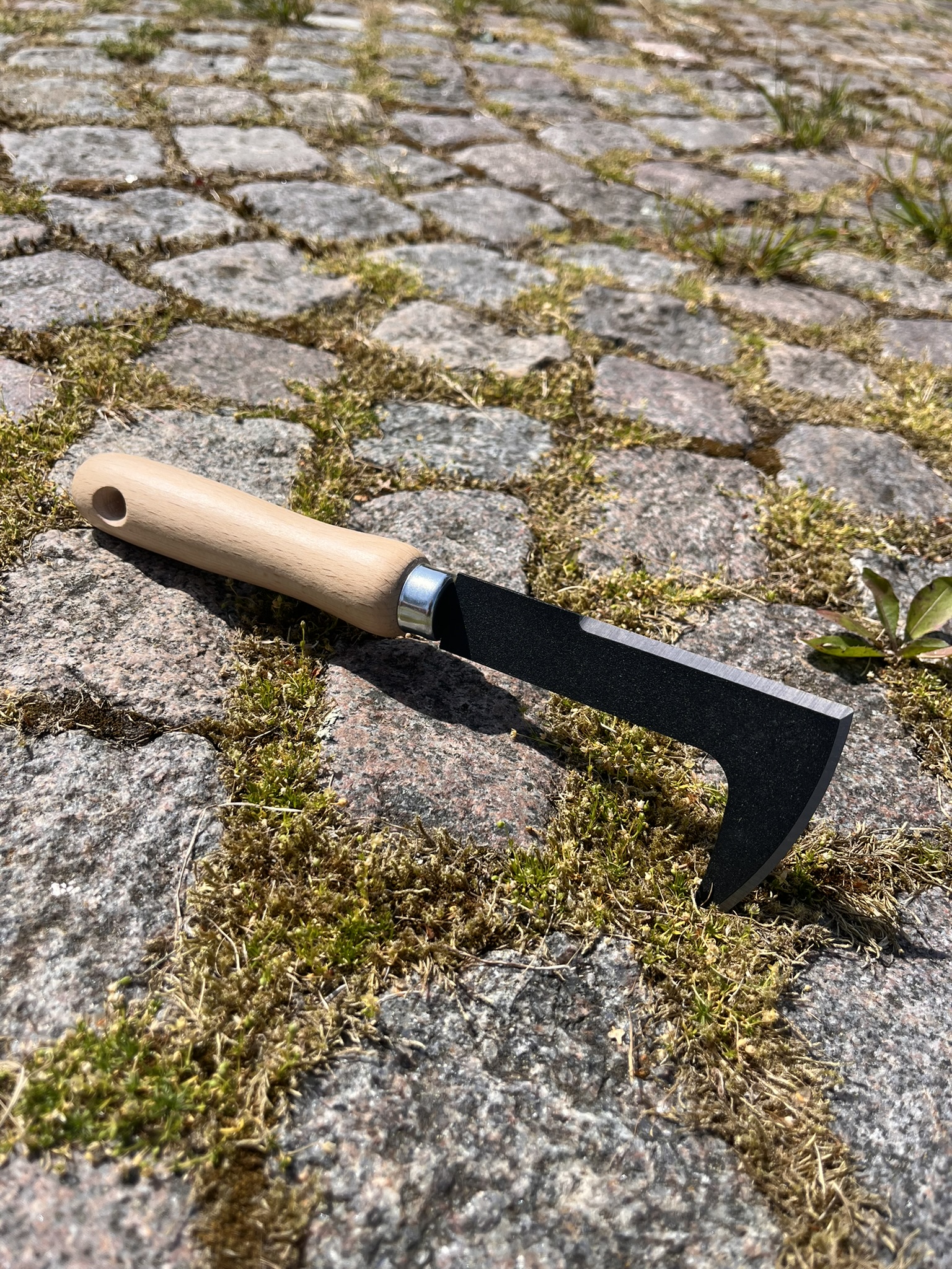 Plattrensjärn  trähandtag