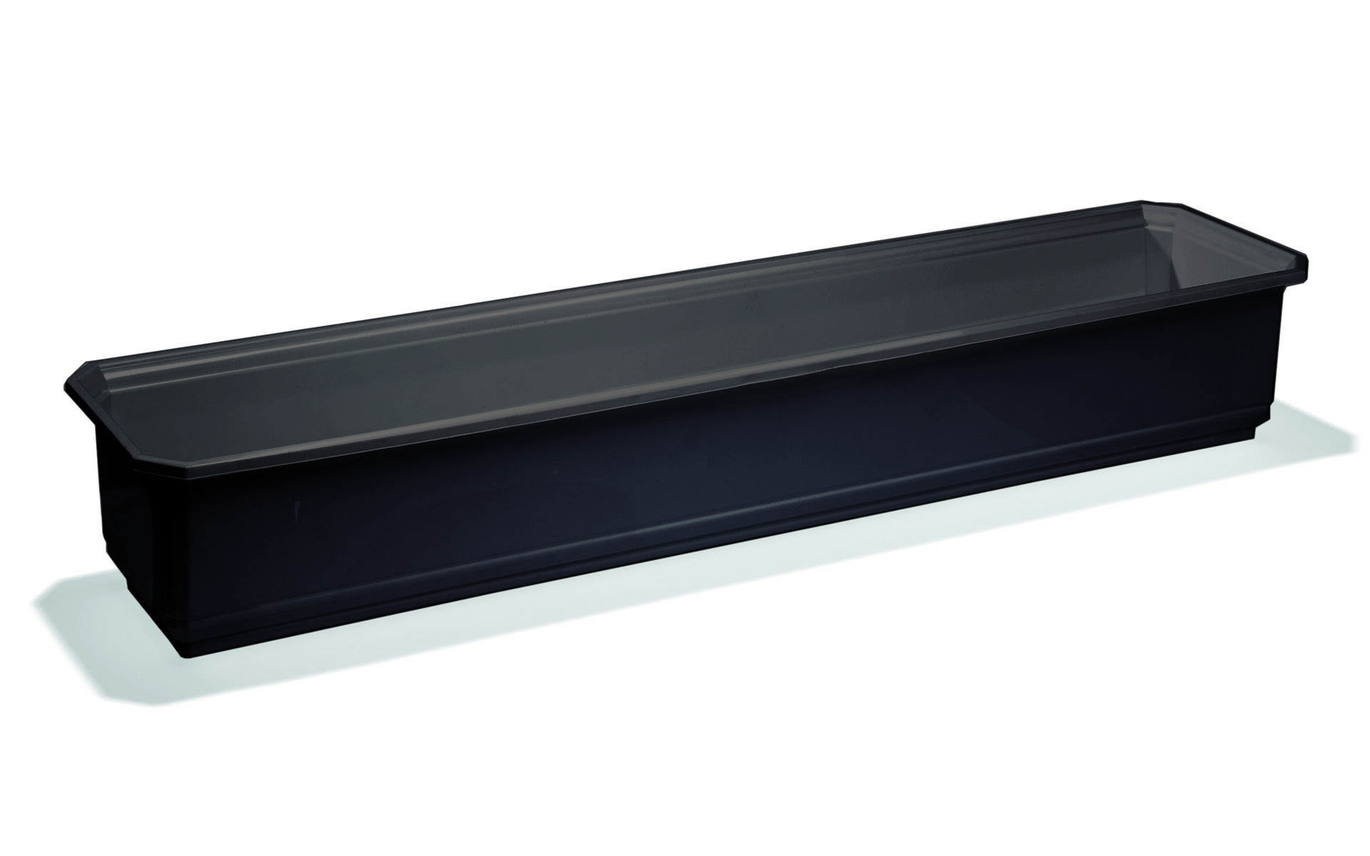 Blomlåda Plast 50 cm Svart