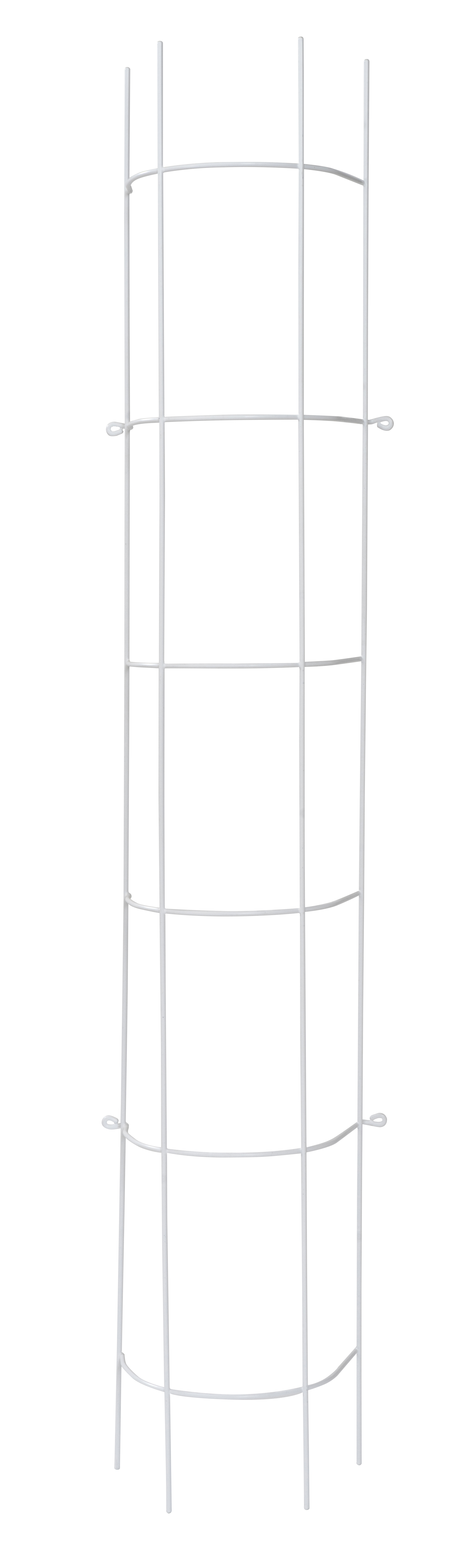 Trådspalje, Stuprör, 25x150cm, Vit