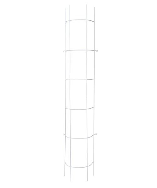 Trådspalje, Stuprör, 25x150cm, Vit