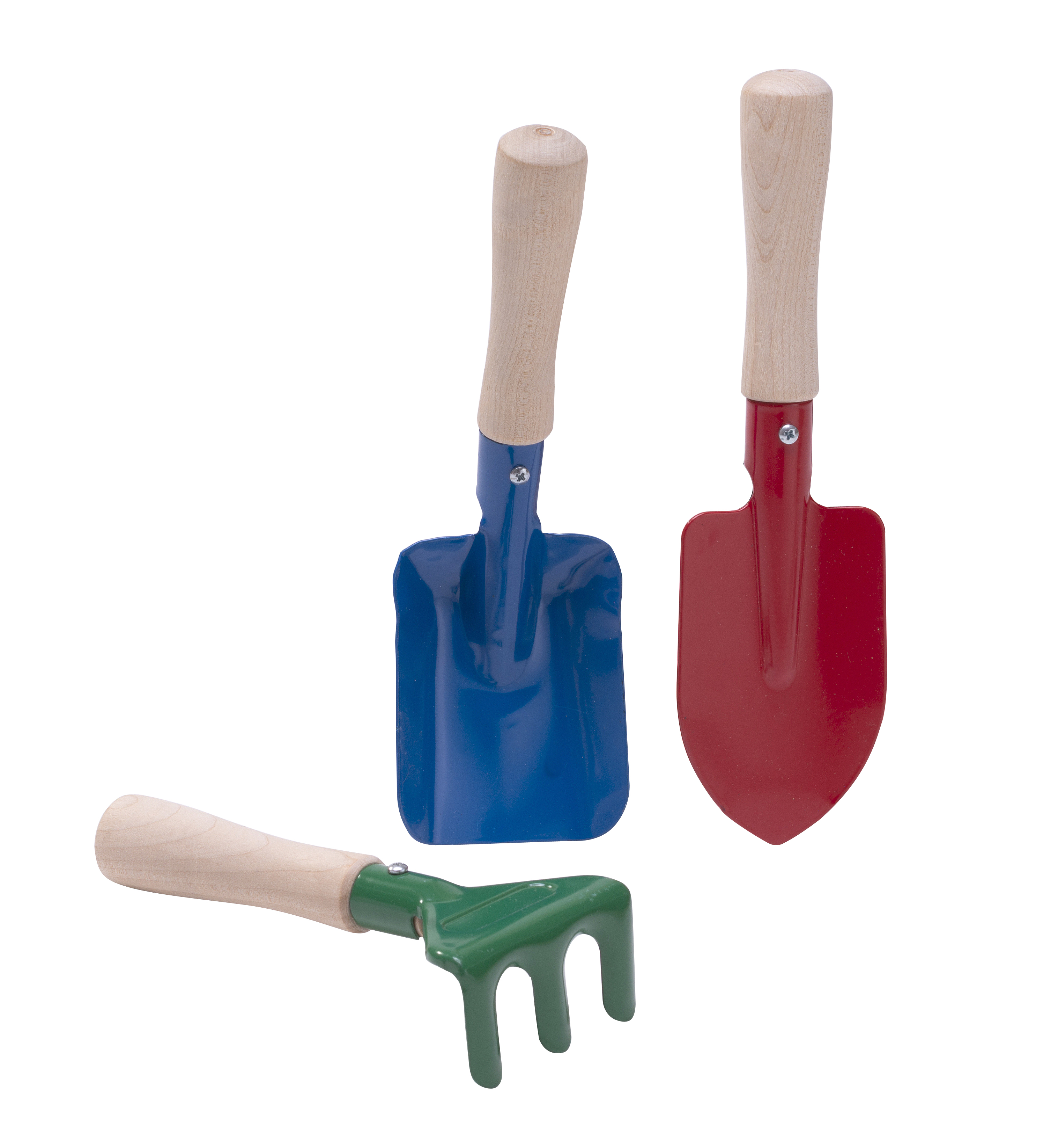 Miniredskap i metall, 3-delar