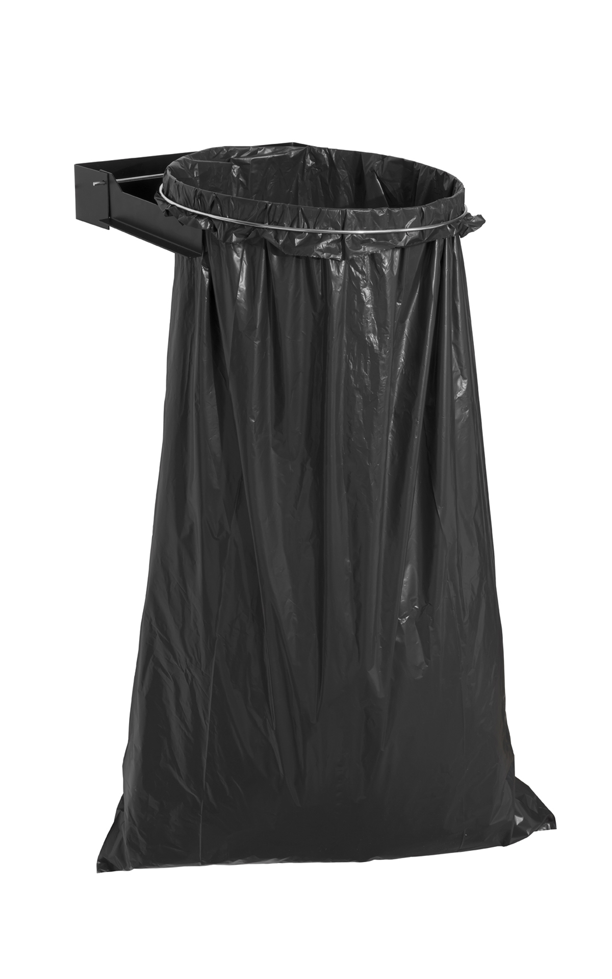 Sopställ vägg, Svart