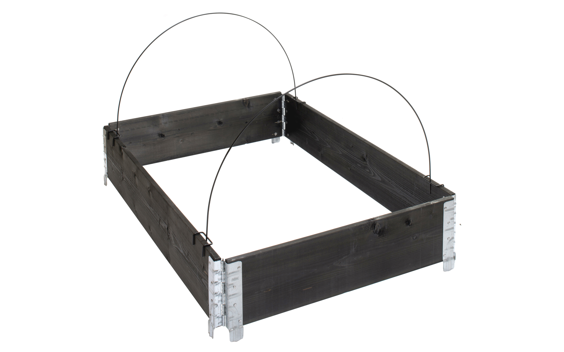 Båge för duk till planteringslåda, 1st, Svart