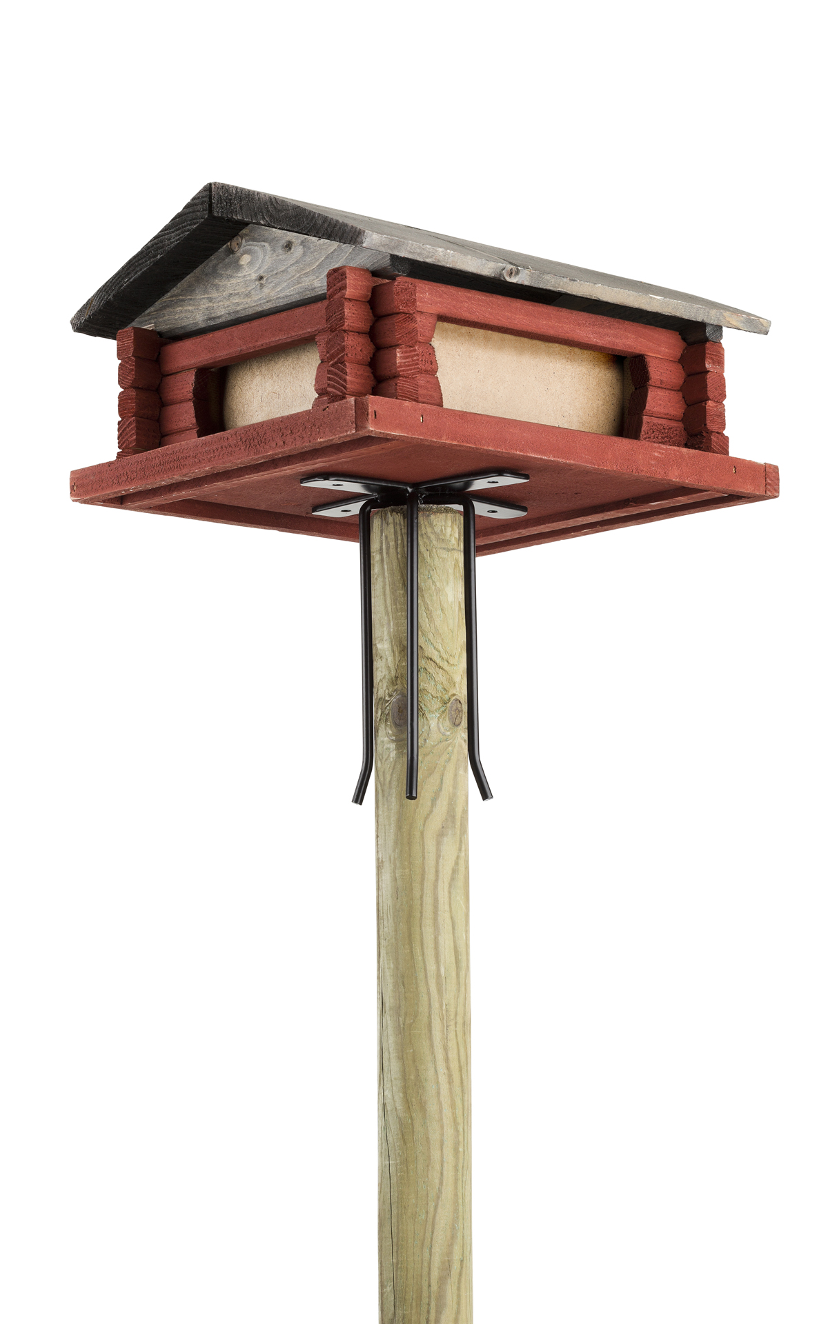 Fäste till fågelhus liten 15x15cm, till Ø5cm